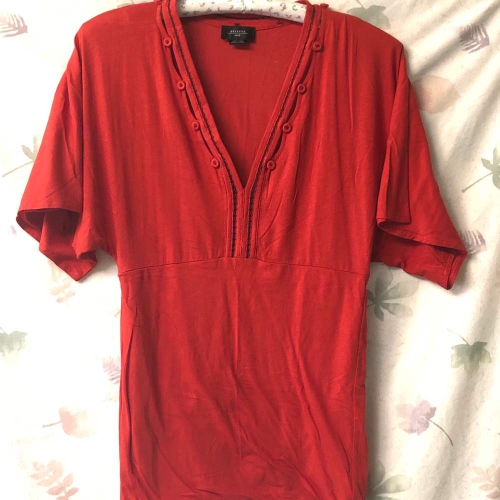 Anthro Deletta Cotton Tops